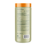 OM MUSHROOM SUPERFOOD textura del polvo resaltando cremosidad