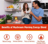 OM MUSHROOM hongos orgánicos agrupados, origen natural y controlado