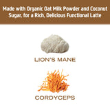 OM MUSHROOM SUPERFOOD etiqueta nutricional legible mostrando certificados