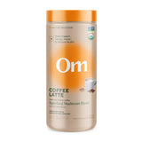 OM MUSHROOM SUPERFOOD lata frontal mostrando envase y beneficio de conveniencia