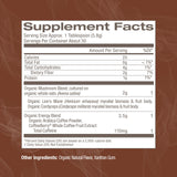 OM MUSHROOM SUPERFOOD polvo instantáneo detalle de textura fina