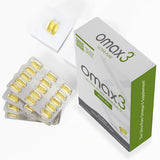 Omax3 etiqueta con ingredientes y certificados para confianza en pureza