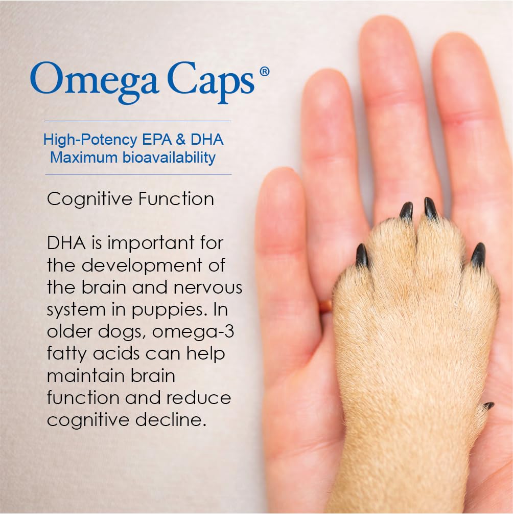 OMEGA-CAPS ES aceite de pescado mostrando textura y pureza