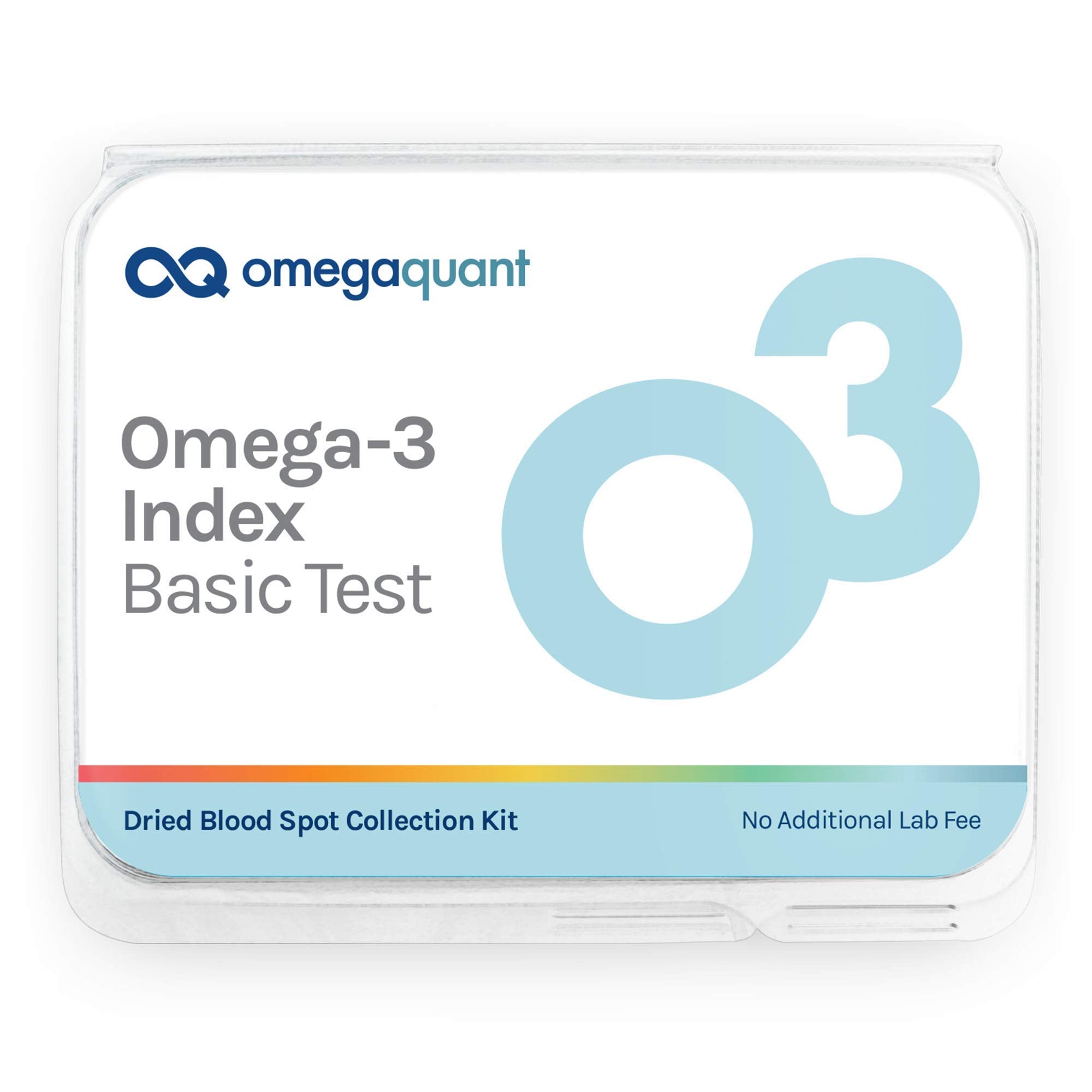 OmegaQuant frente del empaque mostrando kit y marca, confianza y claridad