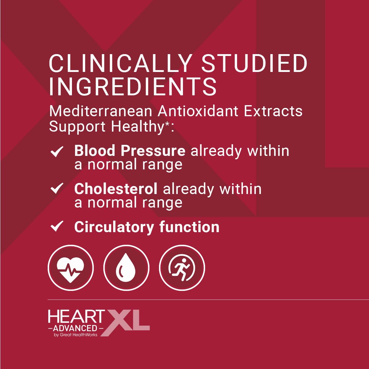 OmegaXL HeartXL suplemento en una mesa con desayuno equilibrado para apoyo circulatorio