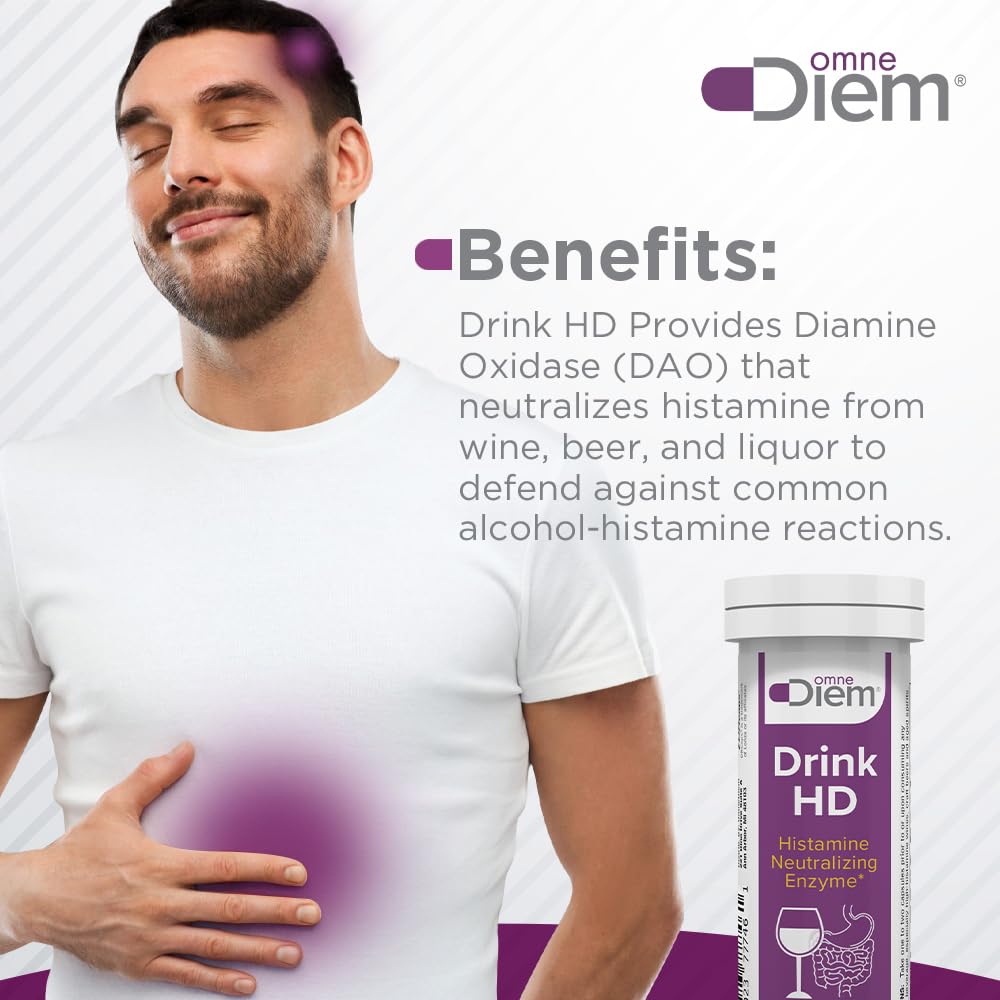 Omne Diem en mesa con vino, ilustra uso antes de bebidas fermentadas
