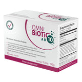 OMNi BiOTiC etiqueta con ingredientes para consultas sobre composición