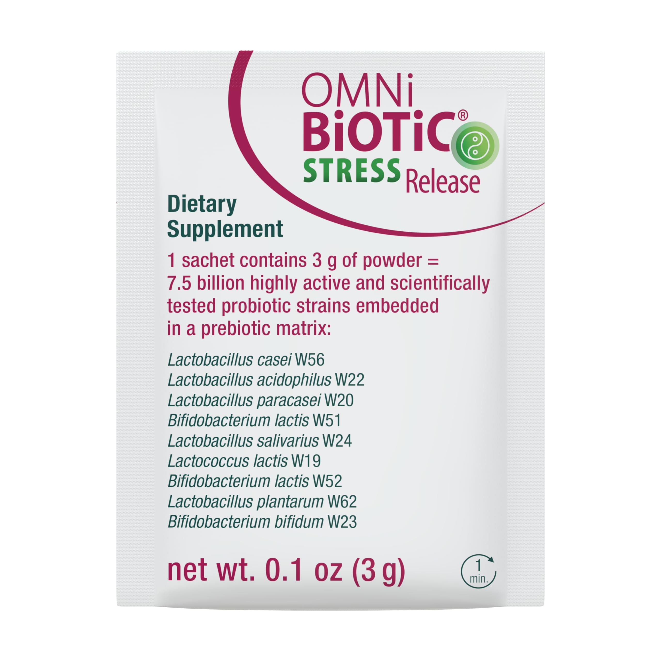 OMNi BiOTiC en bolso de viaje ilustrando uso fuera de casa y estabilidad sin frío