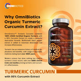 OmniBiotics cápsulas junto a regla para comparar tamaño y facilidad