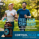 OmniBiotics frasco sobre cama representando apoyo para descanso