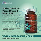 OmniBiotics etiqueta con información nutricional y certificados, transparencia y seguridad