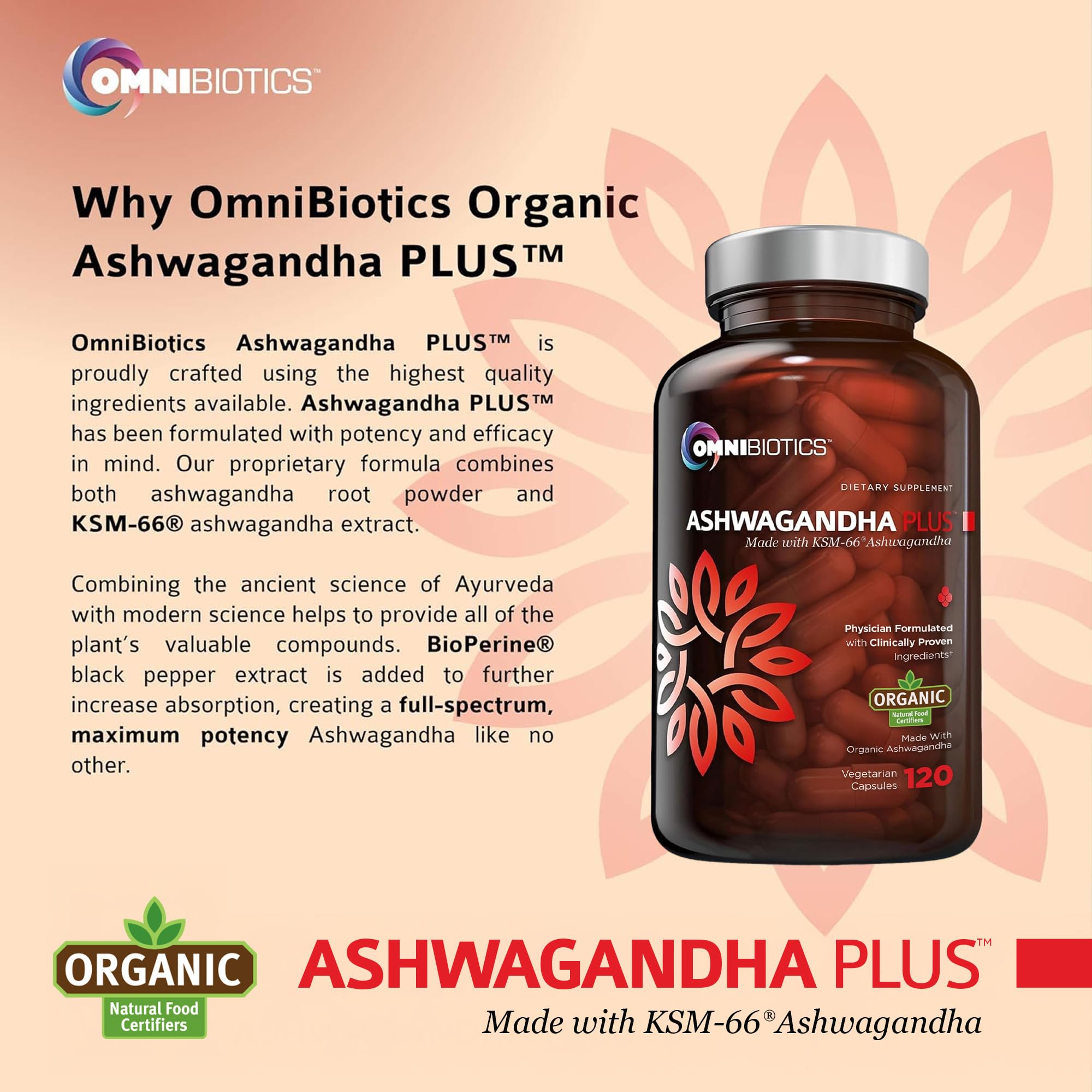 OmniBiotics etiqueta con ingredientes y dosis para ver información clara