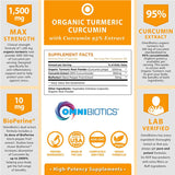 OmniBiotics cápsula sostenida en mano para visualizar dosis diaria
