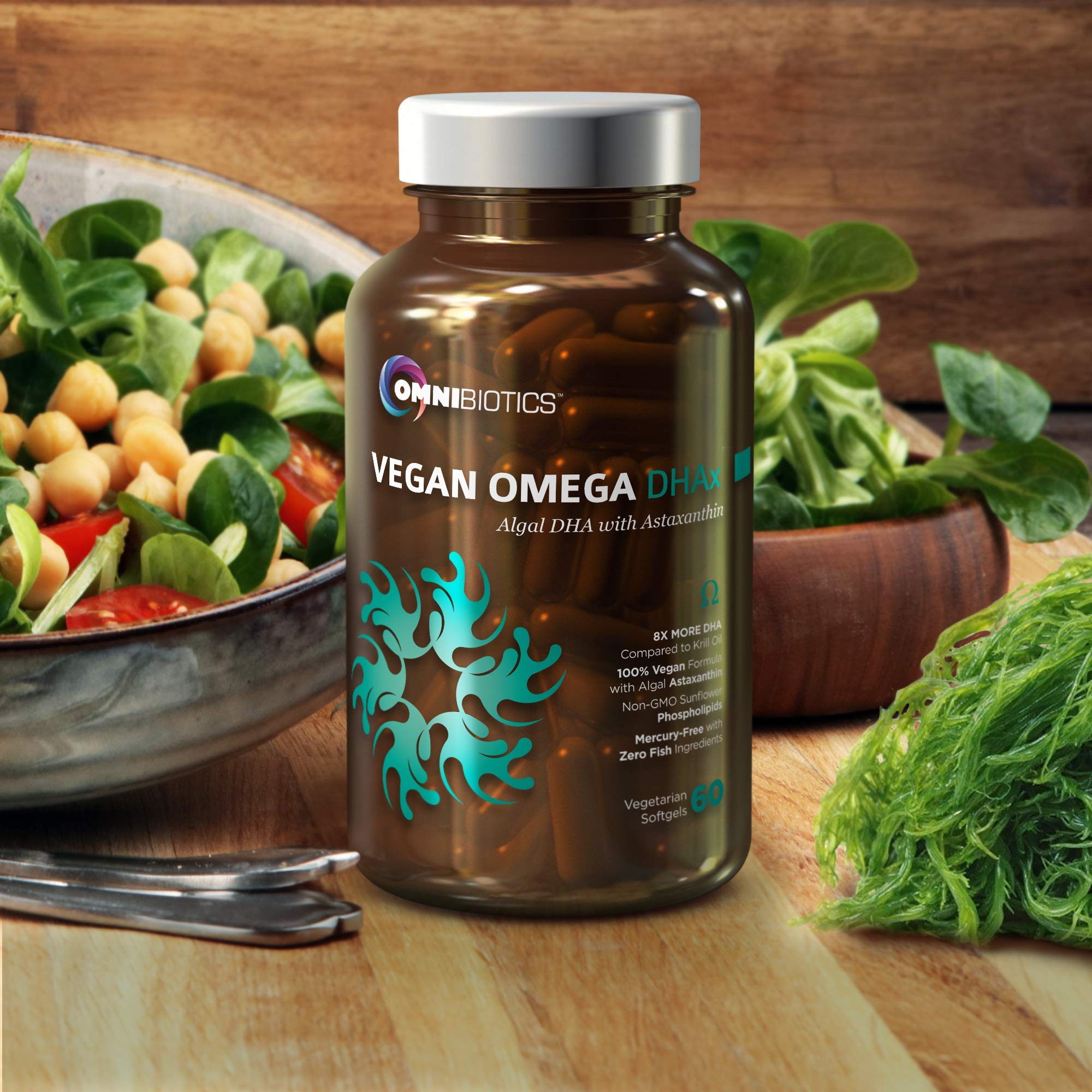 OmniBiotics en contexto de vida saludable con mujer embarazada, apoyo nutricional prenatal