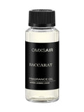 omxsair Baccarat frasco frontal mostrando diseño y lujo