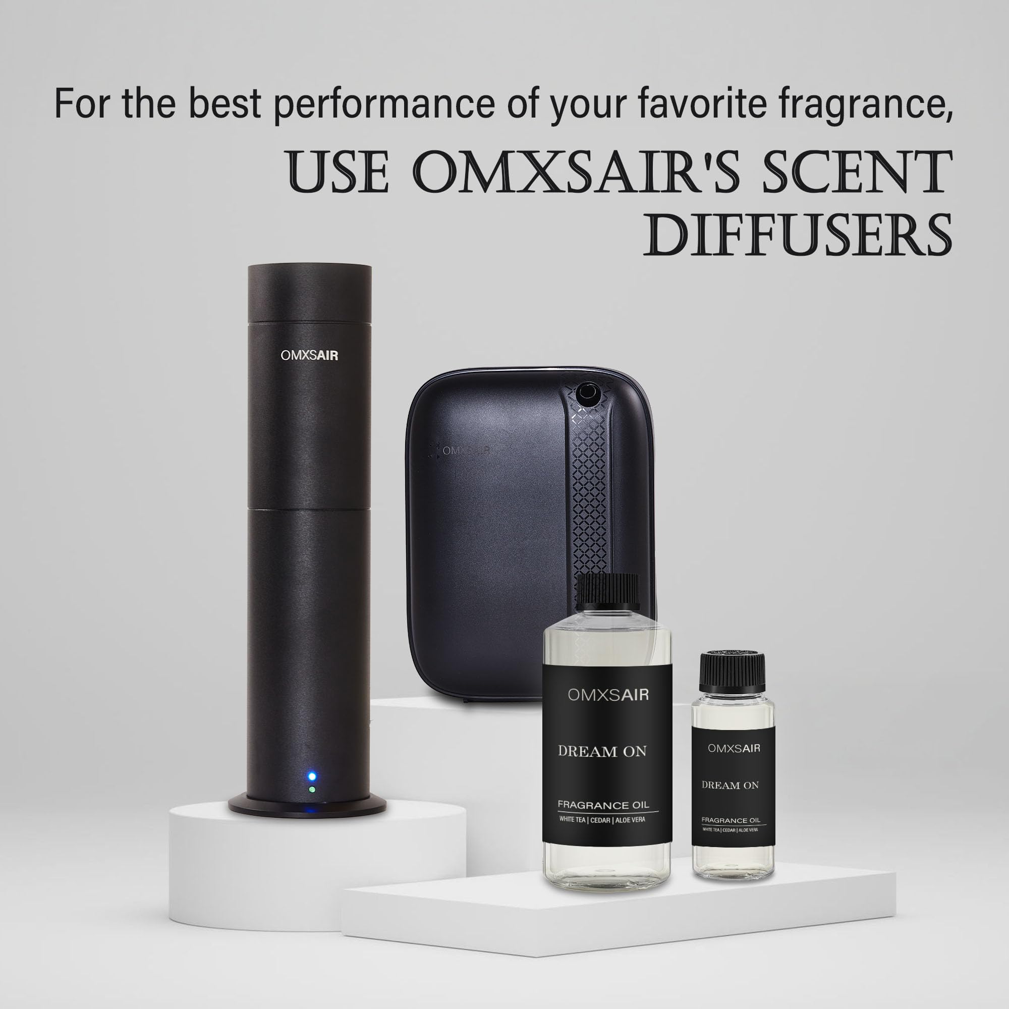 omxsair comparación de tamaño en manos para ver capacidad 120 ml