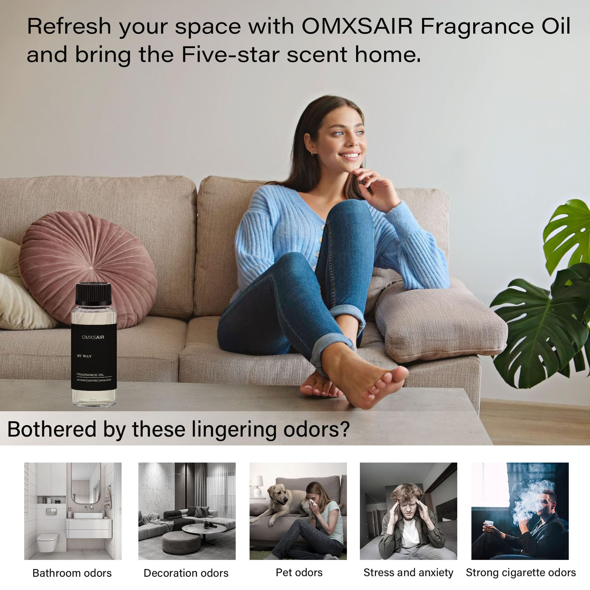 omxsair comparación de tamaño 120ml para evaluar duración y valor