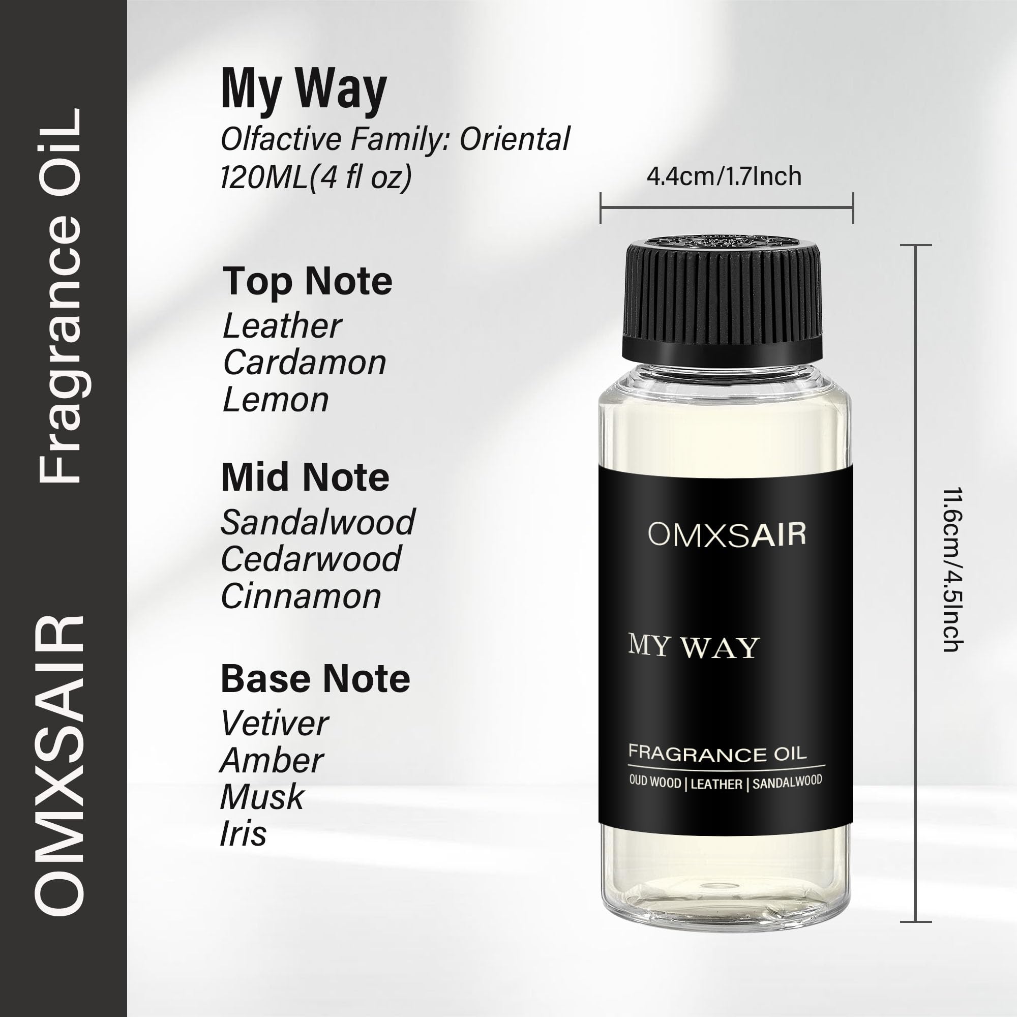 omxsair etiqueta My Way en primer plano aportando claridad de ingredientes
