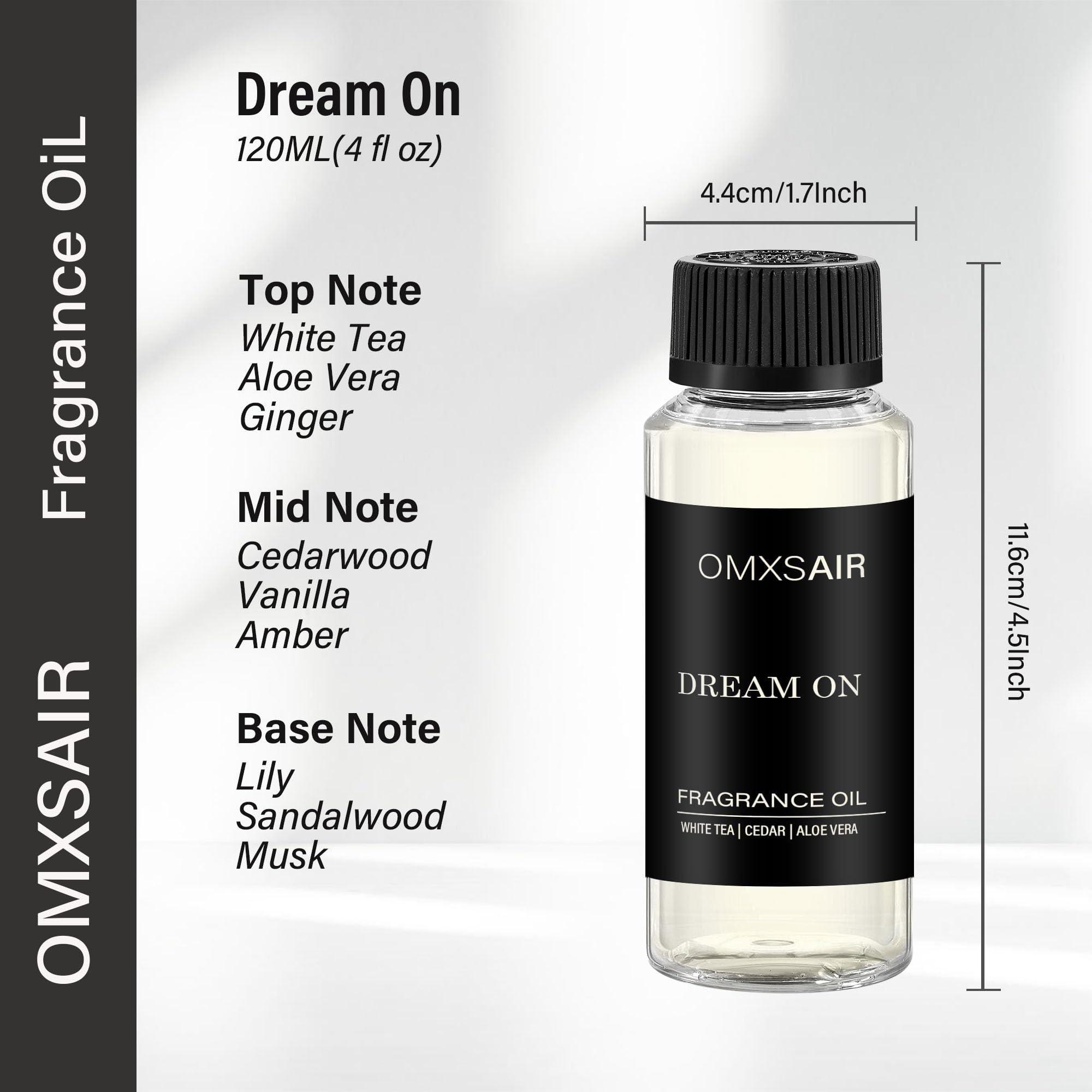 omxsair textura del aceite sin agua que asegura aroma concentrado