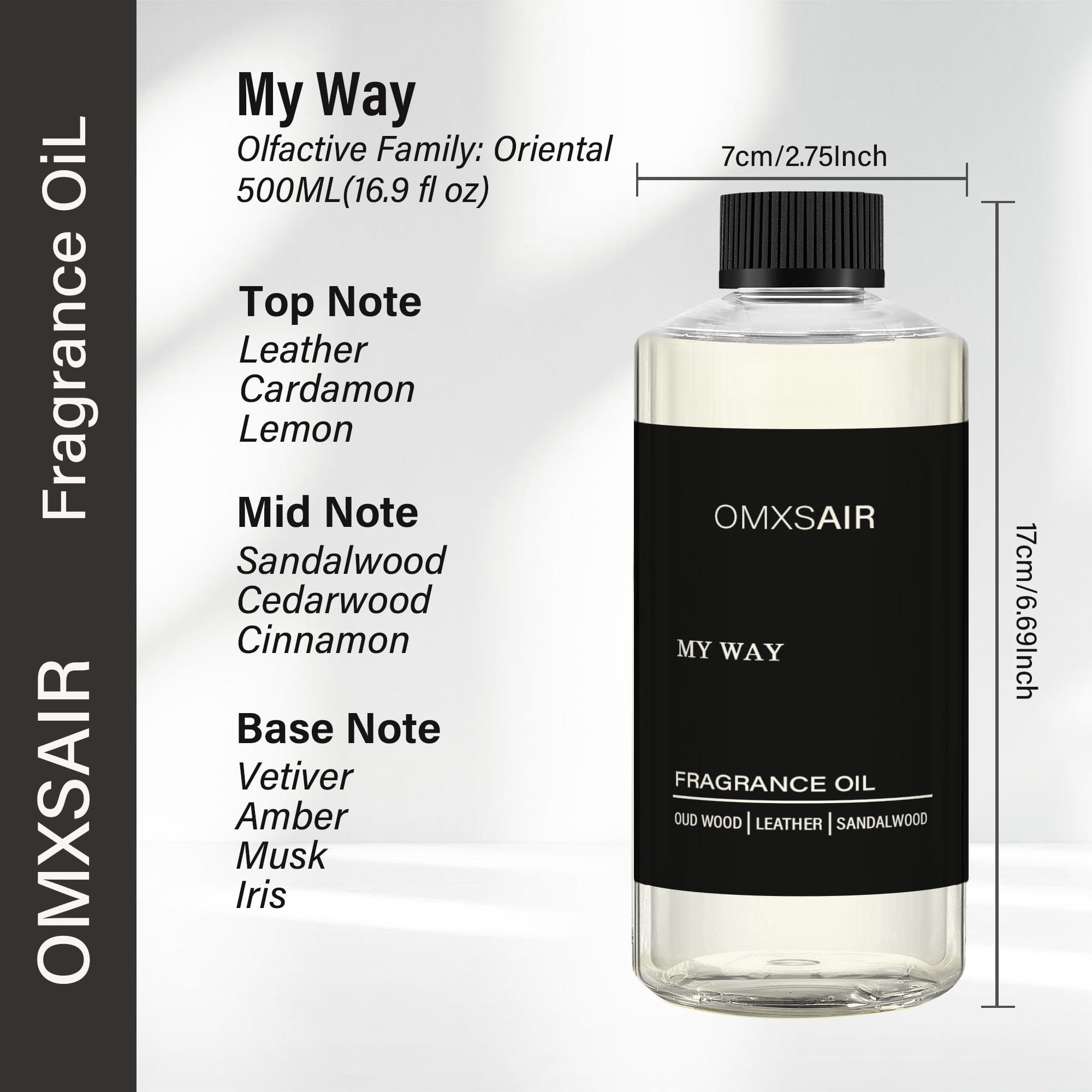 omxsair detalle de aceite mostrando color y consistencia para difusión uniforme