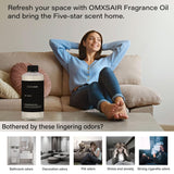 omxsair uso en difusor sin agua en oficina creando ambiente profesional