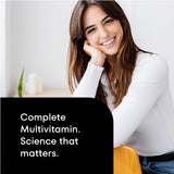 One A Day detalle de la etiqueta con ingredientes clave para claridad del consumidor