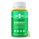 One A Day frente del empaque mostrando 120 tabletas y beneficios claros