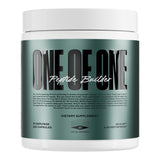 ONE OF ONE frasco frontal mostrando diseño y cantidad de servicios