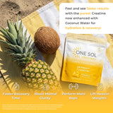 One Sol etiqueta con lista de ingredientes para mayor confianza