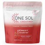 One Sol frasco delantero sour cherry mostrando formato y claridad de información