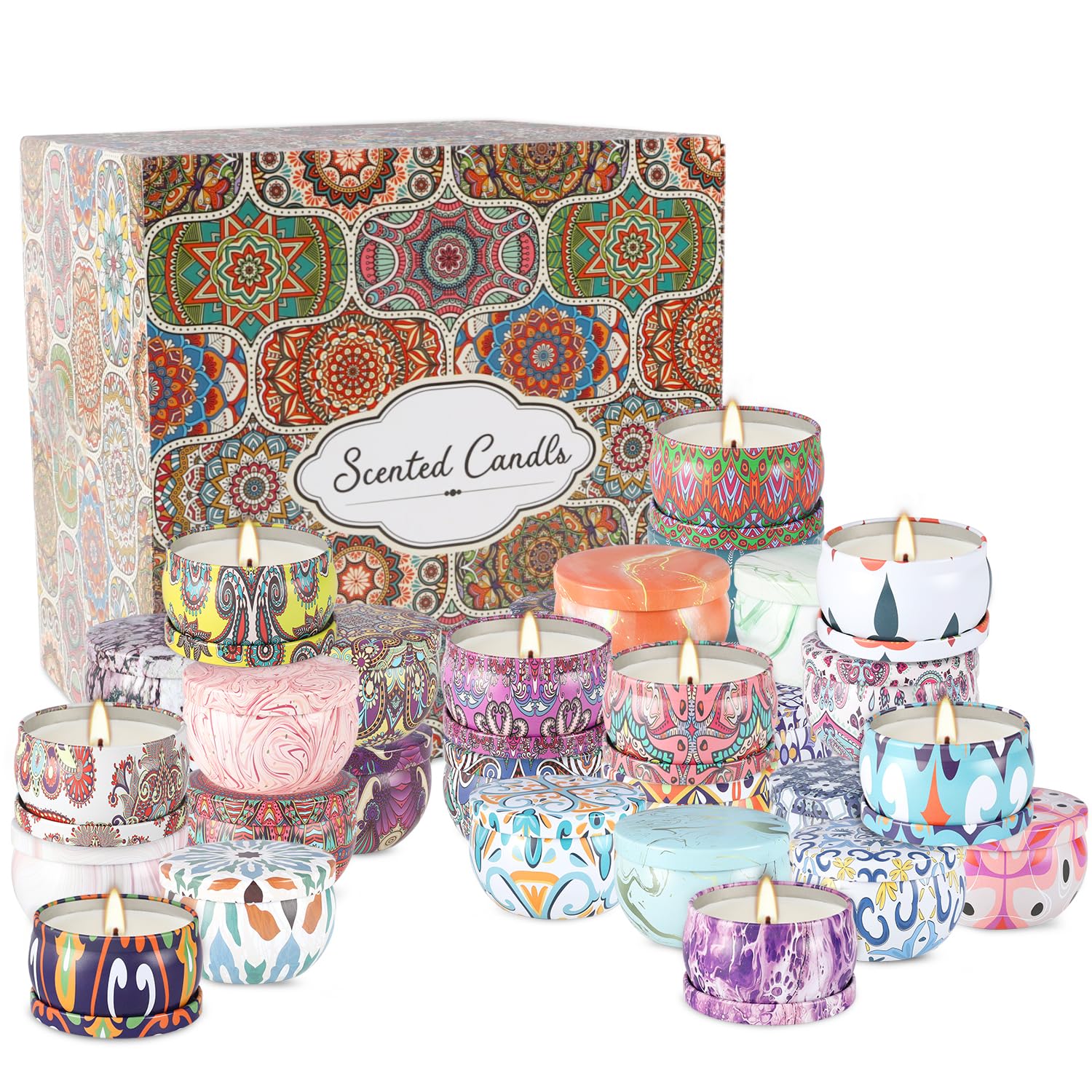 Onebird caja de regalo preparada con velas lista para entregar