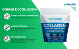 onHealth polvo mezclado en batido para aporte proteico diario