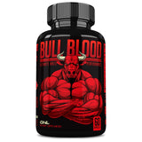 ONL Bull Blood frontal del envase mostrando diseño y cantidad 60 ct, efecto confianza