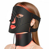 ONLUKY máscara frontal mostrando 103 leds y cobertura facial, mejora apariencia