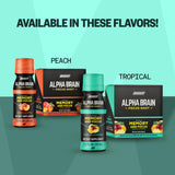 ONNIT Alpha BRAIN enfoque shot caja de seis unidades lista para almacenar