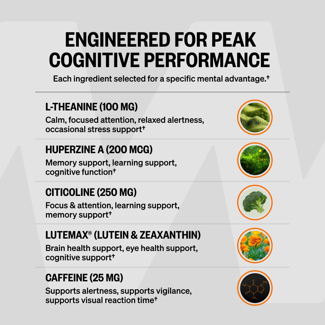 ONNIT Alpha BRAIN textura y tamaño de la cápsula para fácil ingestión y confianza