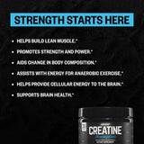 ONNIT creatina etiqueta nutricional clara con información de 5 g por servicio