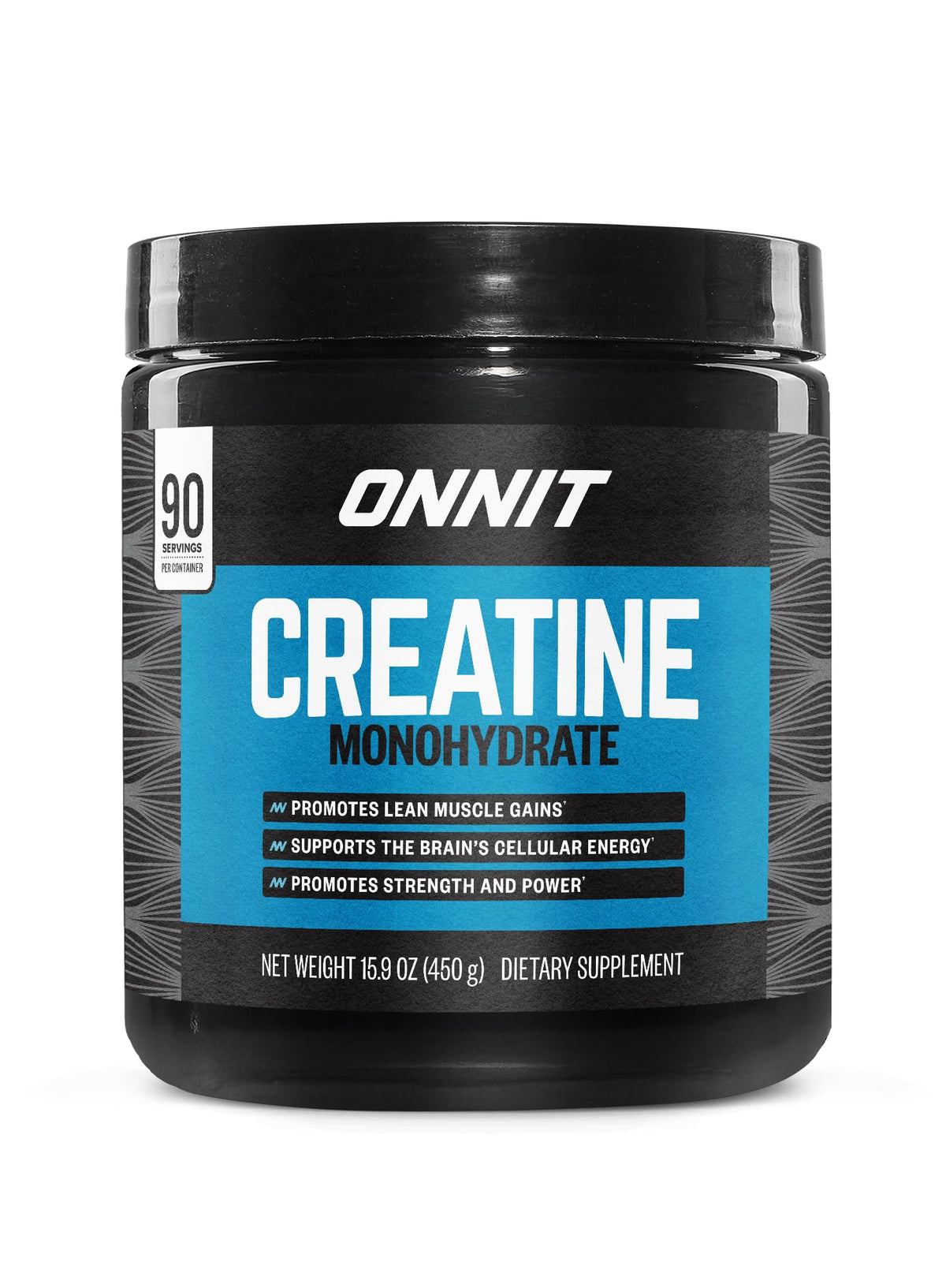 ONNIT bote frontal mostrando el diseño y la cantidad de 90 servicios