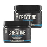 ONNIT creatina pack frontal mostrando dos botes, fácil almacenamiento y uso