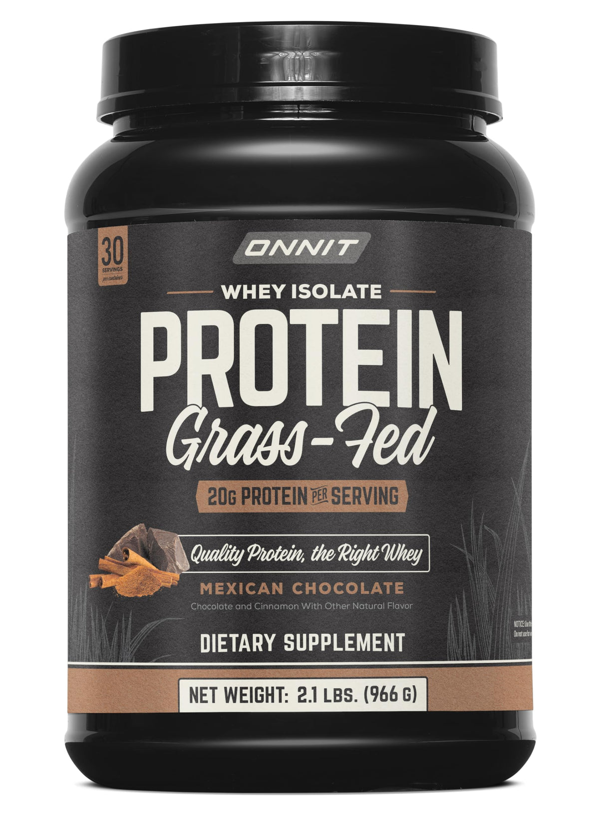 ONNIT envase frontal Chocolate mostrando etiqueta y beneficios