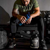 ONNIT primer plano de la etiqueta nutricional mostrando aminoácidos