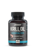 ONNIT frasco frontal de Krill Oil mostrando etiqueta y cantidad de cápsulas