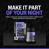 ONNIT frasco junto a almohada representando apoyo para dormir