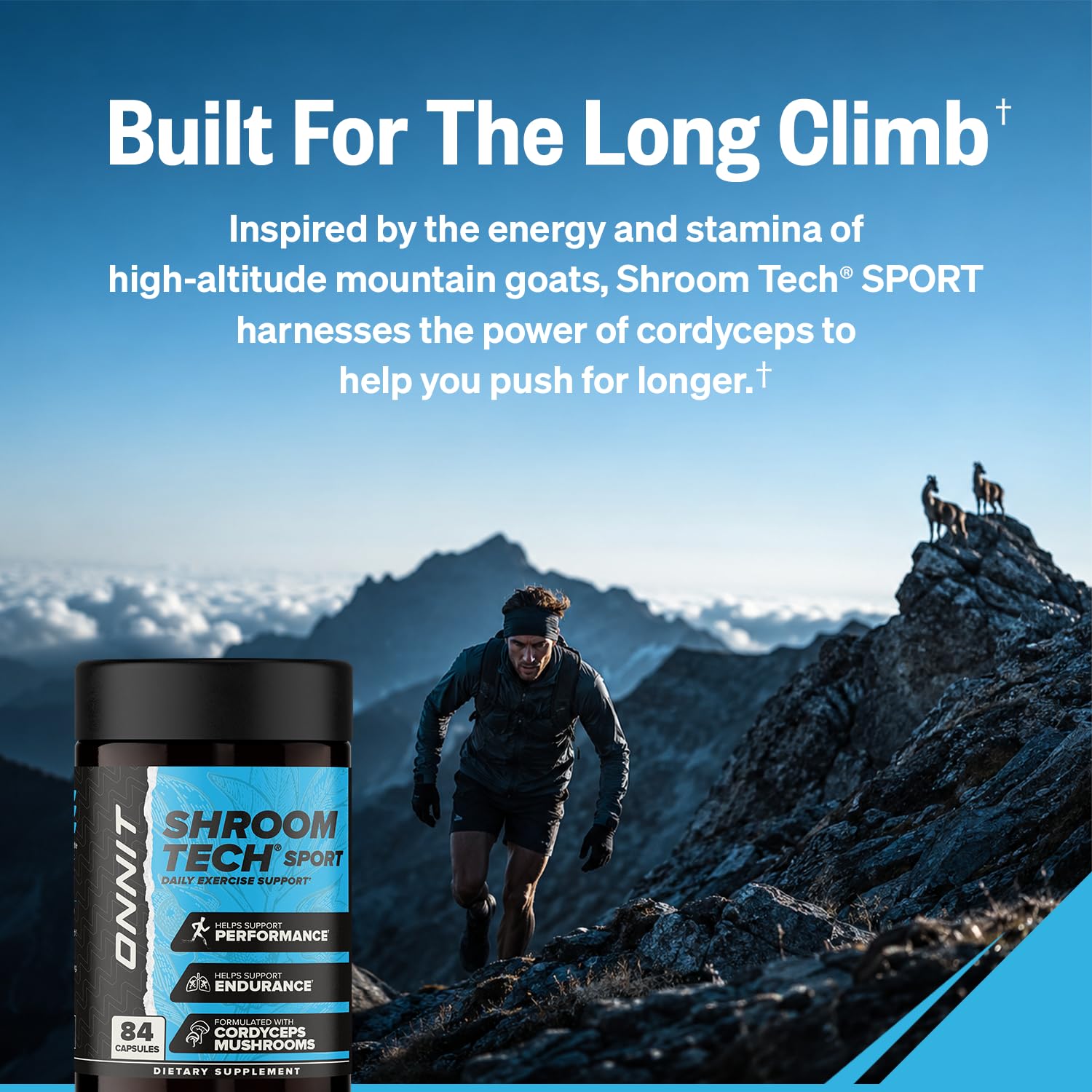 ONNIT frasco junto a equipo de gimnasio mostrando uso deportivo