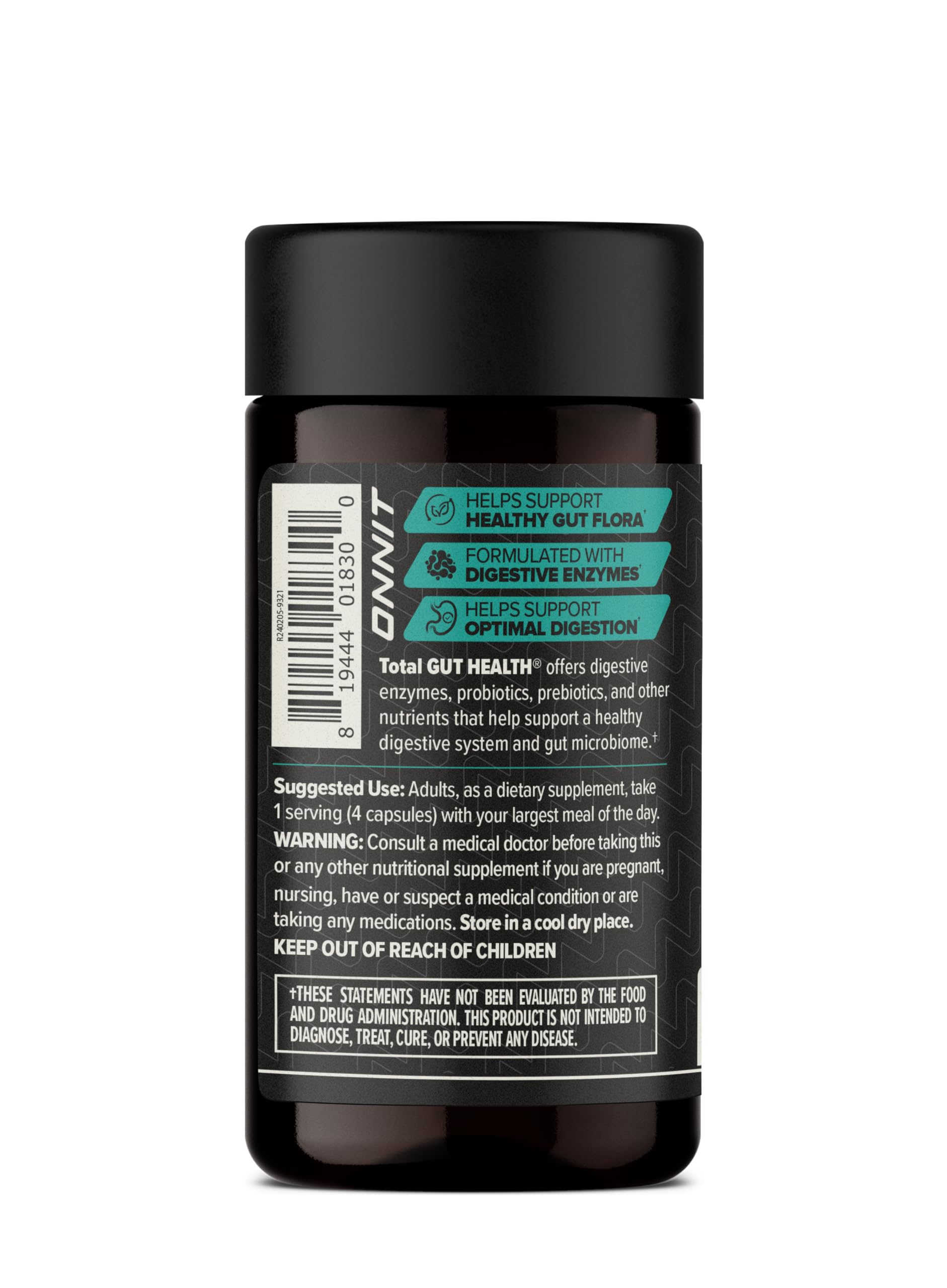 ONNIT cápsulas mostrando textura y fácil de tragar para comodidad