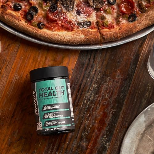 ONNIT en mesa de cocina estilo de vida sugiriendo bienestar digestivo