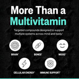 ONNIT pack junto a mano para mostrar tamaño compacto y portabilidad