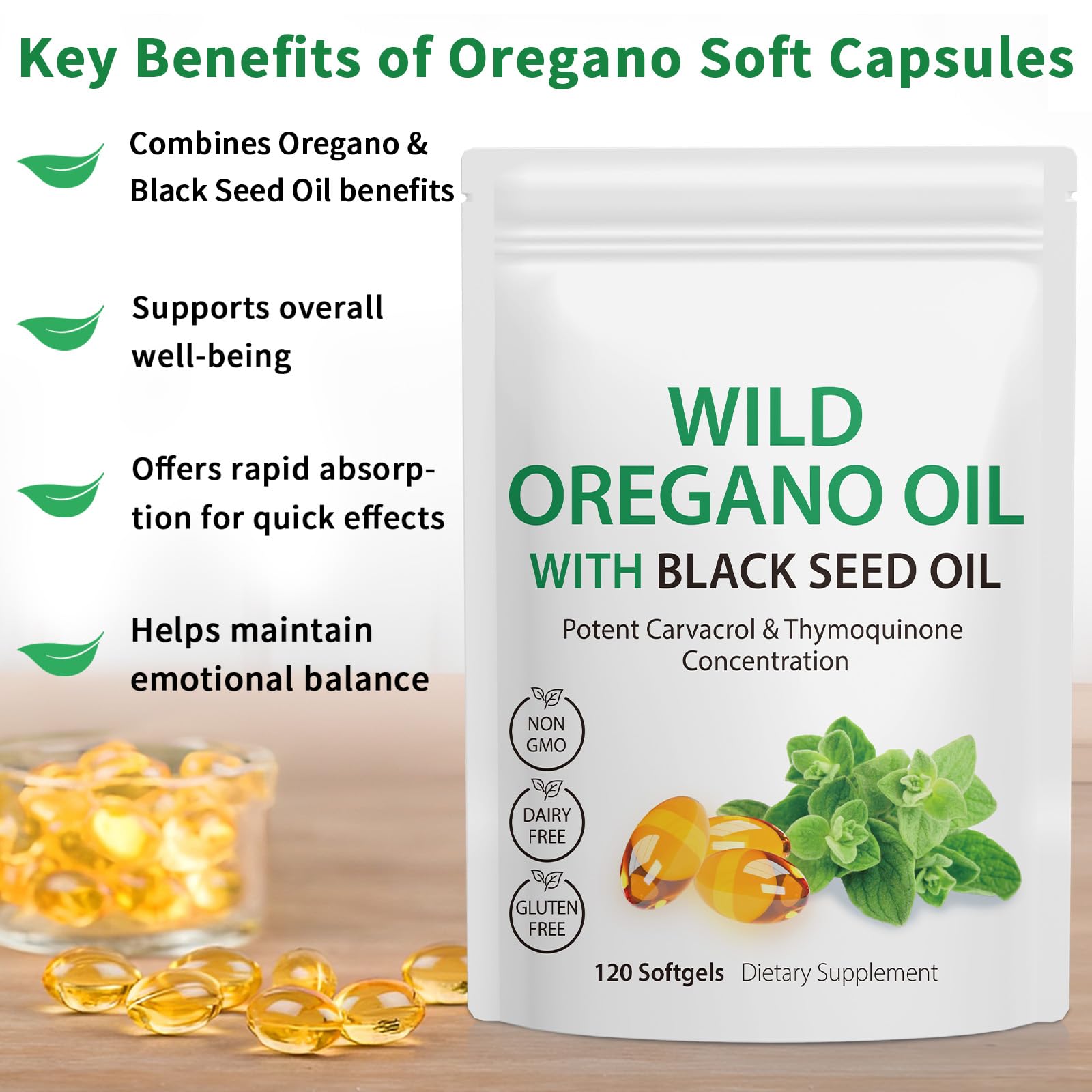 Onznoz gota de aceite y textura para apreciar ingredientes naturales