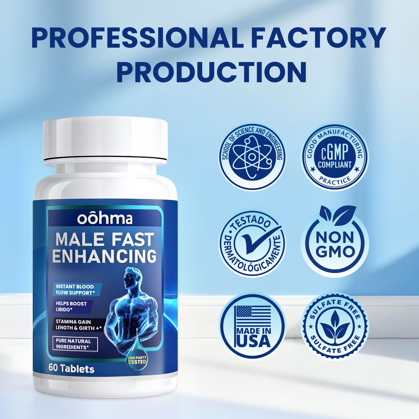 Oohma ingredientes maca epimedium y ginseng que apoyan energía natural