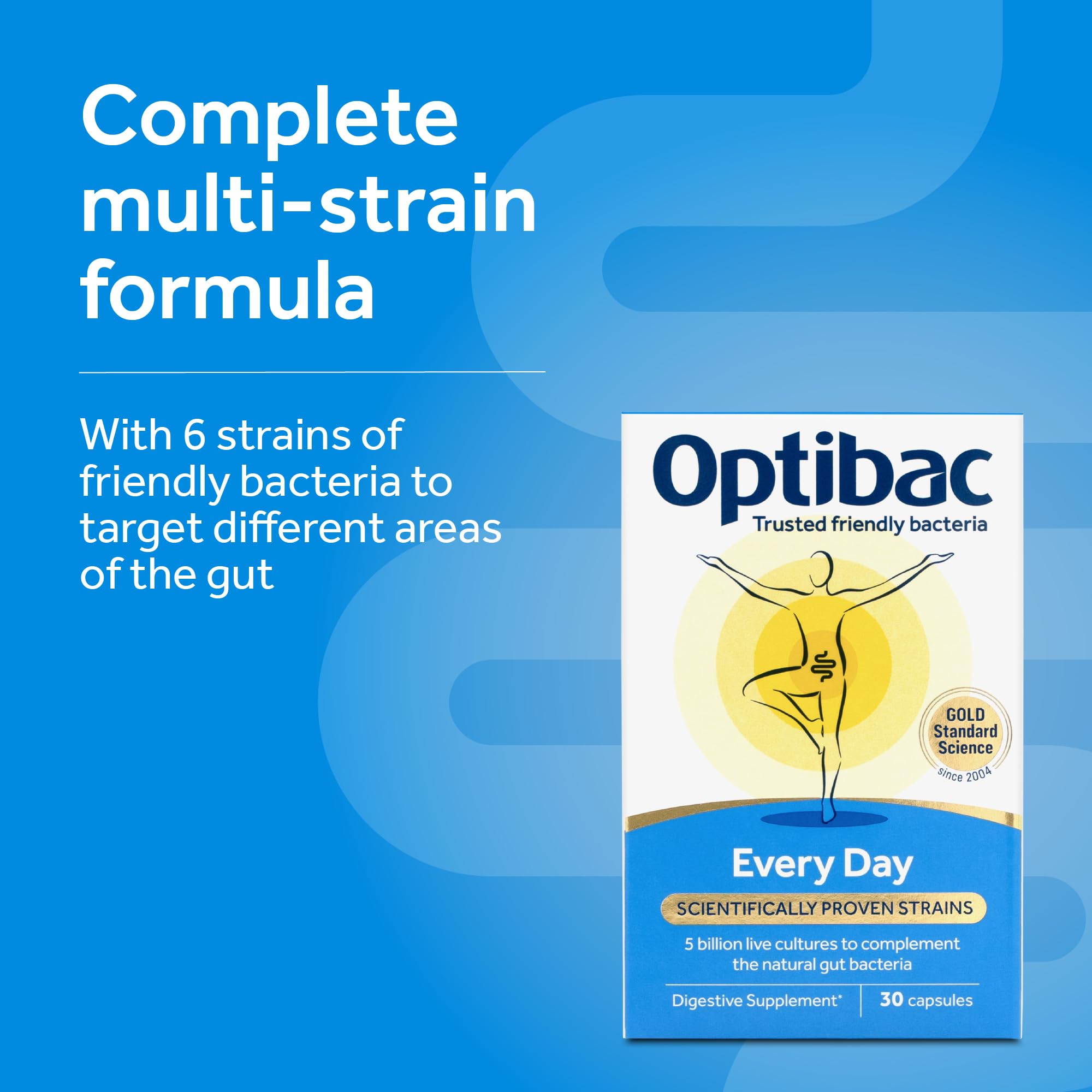 Optibac cápsula en mano para comparar tamaño y comodidad diaria